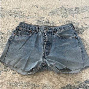 Vintage Levi’s button fly shorts
